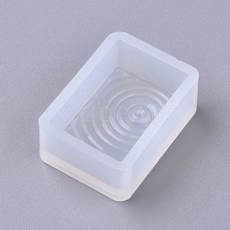 DIY Water Wave Rectangle Silicone Molds DIY-G014-17B-1