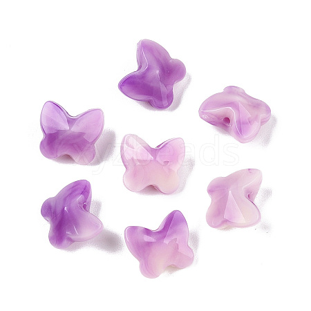 Acrylic Beads OACR-U005-06B-1