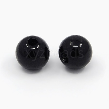 Imitated Pearl Acrylic Beads PACR-10D-5-1