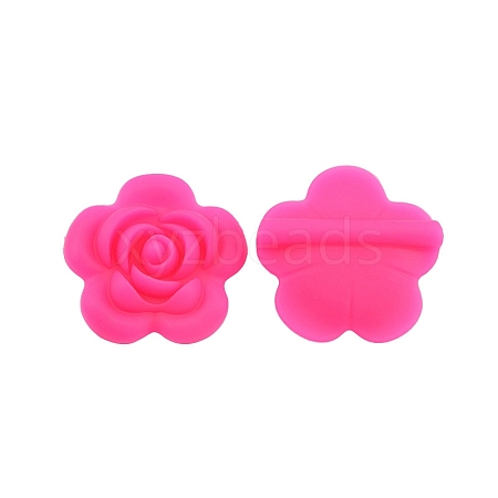 Rose Silicone Beads PW-WGFA723-13-1