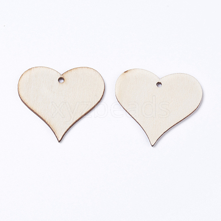 Undyed Wood Big Pendants WOOD-WH0006-01C-1