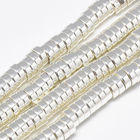 Electroplate Non-magnetic Synthetic Hematite Beads Strands X-G-Q465-37S-1