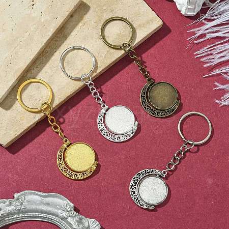 Alloy Pendant Cabochon Keychains KEYC-JKC01137-1