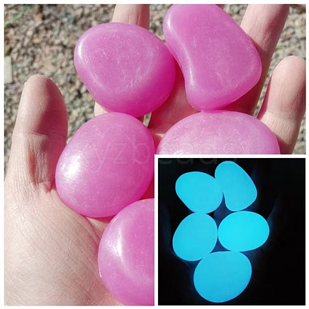 Resin Imitation Luminous Stone Display Decoration PW-WG93589-11-1