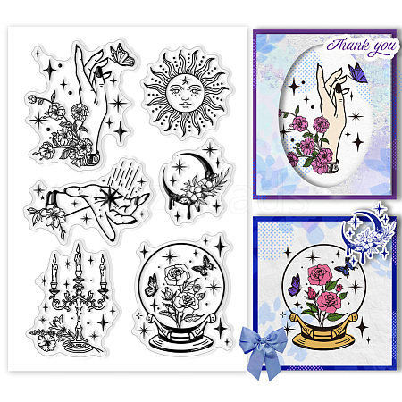 Custom PVC Plastic Clear Stamps DIY-WH0448-0389-1