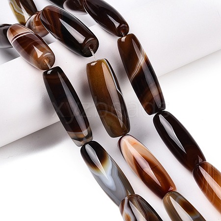 Natural Agate Dyed Beads Strands G-T138-230D-1