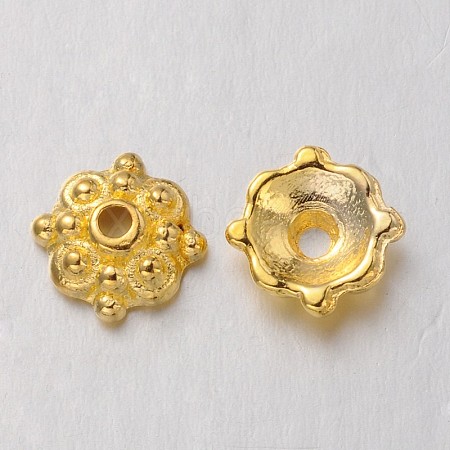 Tibetan Style Alloy Caps LS-K095D011-1