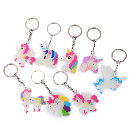 Luminous PVC Plastic Keychain X-LUMI-PW0001-202-1