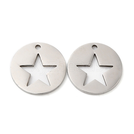 Non-Tarnish 201 Stainless Steel Pendants STAS-A084-08P-1