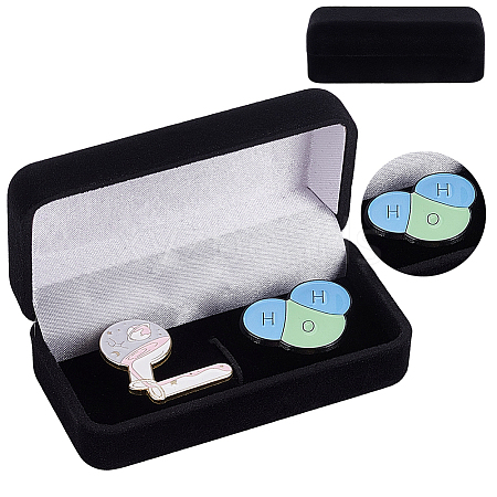 Velvet Jewelry Cases CON-WH0100-16-1