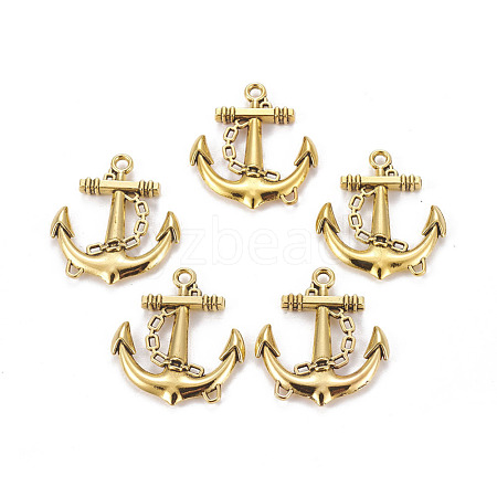 Tibetan Style Alloy Pendants PALLOY-EA10917Y-AG-NF-1