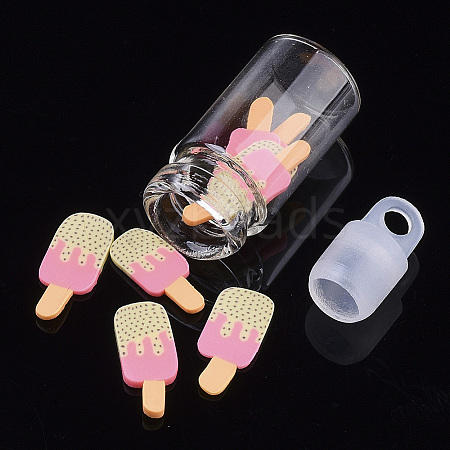 Handmade Polymer Clay Nail Art Decoration Accessories MRMJ-S046-008G-1