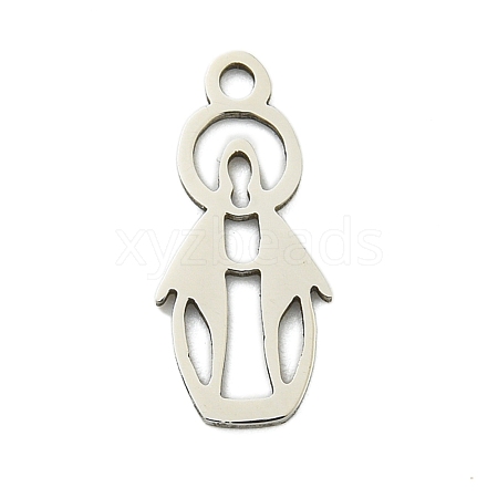 Non-Tarnish 201 Stainless Steel Pendants STAS-M015-03P-1