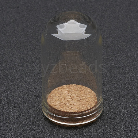 Glass Dome Cloche Cover X1-AJEW-P043-M-1