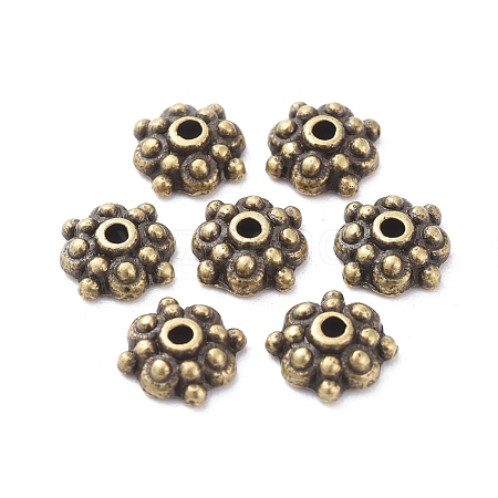 Tibetan Style Alloy Caps MLF0664Y-1