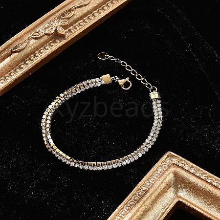 Stainless Steel Multi-strand Bracelets for Women BJEW-F485-01G-02-1