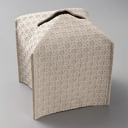 Crossed Textured Imitation Leather Tissue Boxes CON-WH20005-15A-1