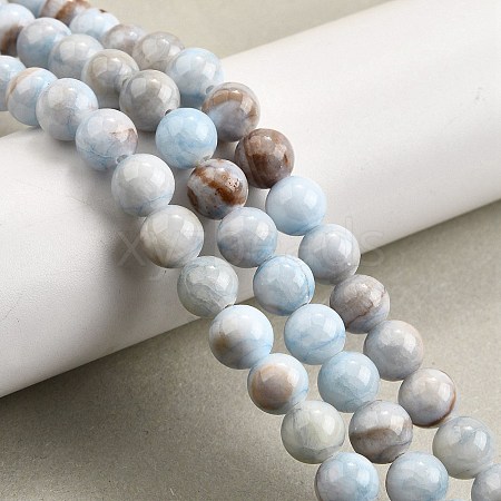 Natural Striped Stone Beads Strands G-D315-A01-01-10mm-1