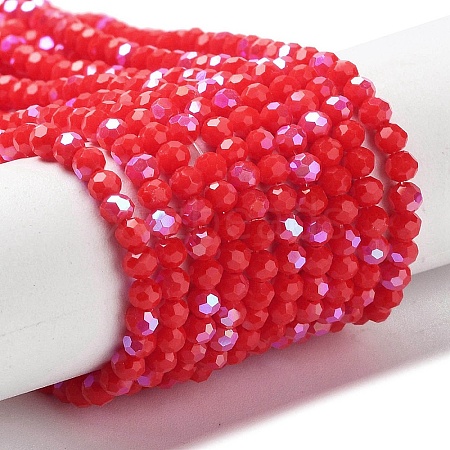 Opaque Glass Beads Strands LS-EGLA-A035-P3mm-L03-1