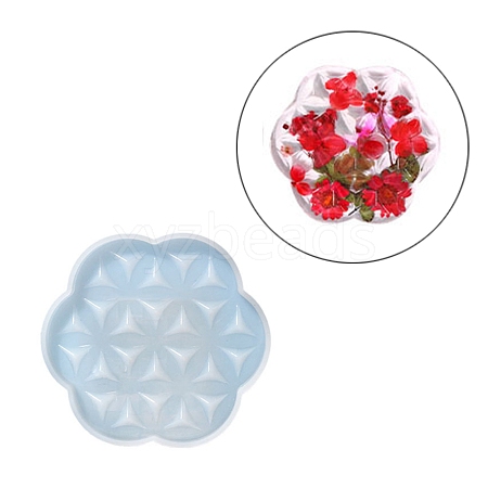 DIY Life of Flower Textured Cup Mat Silicone Molds SIMO-H009-05H-1