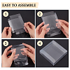 Plastic Gift Storage Case CON-WH0088-59-4