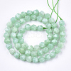 Natural Myanmar Jade/Burmese Jade Beads Strands G-T108-27A-2