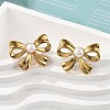 304 Stainless Steel Stud Earrings EJEW-S246-01G-1