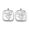 304 Stainless Steel Pendants STAS-R130-70P-1