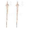 2Pcs Handmade Macrame Polyester Plant Hanger AJEW-HS0001-48-3