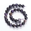 Natural Charoite Beads Strands G-E557-01-14mm-2