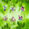 DIY Owl/Bird/Dragonfly Pendant Decoration Diamond Painting Kit PW-WG7B4B5-01-1