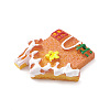 Christmas Opaque Resin & Plastic Imitation Biscuits Decoden Cabochons RESI-K019-54C-3