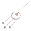 Glass Pendant Decoration DJEW-PW0019-11B-1