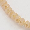 Electroplate Glass Beads Strands EGLA-D020-4x3mm-76-1