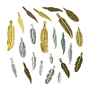 60Pcs 4 Colors Tibetan Style Alloy Pendants TIBEP-FS0001-18-9