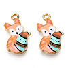 Painted Alloy Pendants LS-PALLOY-P288-05G-08-2
