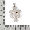 Non-Tarnish 304 Stainless Steel Pendants STAS-C103-02GP-02-3