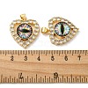 Real 18K Gold Plated Brass Pendants KK-L209-005G-07-3