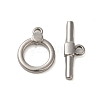 Non-Tarnish 304 Stainless Steel Toggle Clasps STAS-Q324-05P-1