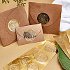 Self Adhesive Gold Foil Embossed Stickers DIY-WH0211-063-6