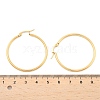 Ion Plating(IP) 304 Stainless Steel Hoop Earrings LS-EJEW-N0016-11G-F-4