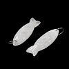 Natural Quartz Crystal Carved Pendants G-G314-01P-09-2