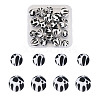 20Pcs 2 Colors Silicone Beads SIL-TA0001-07A-1