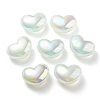 UV Plating Rainbow Iridescent Imitation Jelly Acrylic Beads OACR-C007-08C-1