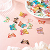 Spritewelry 48Pcs 8 Styles Translucent Resin Pendants FIND-SW0001-27-14