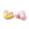 Plated AB Acrylic Beads X-OACR-B020-03-2