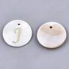 Natural Freshwater Shell Pendants SHEL-N027-04J-1