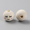 Schima Wood European Beads WOOD-WH0132-03A-2