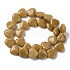 Synthetic Yellow Goldstone Beads Strands G-I372-A11-02-5