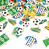 32Pcs 8 Styles Alloy Enamel Pendants ENAM-TA0003-82-3